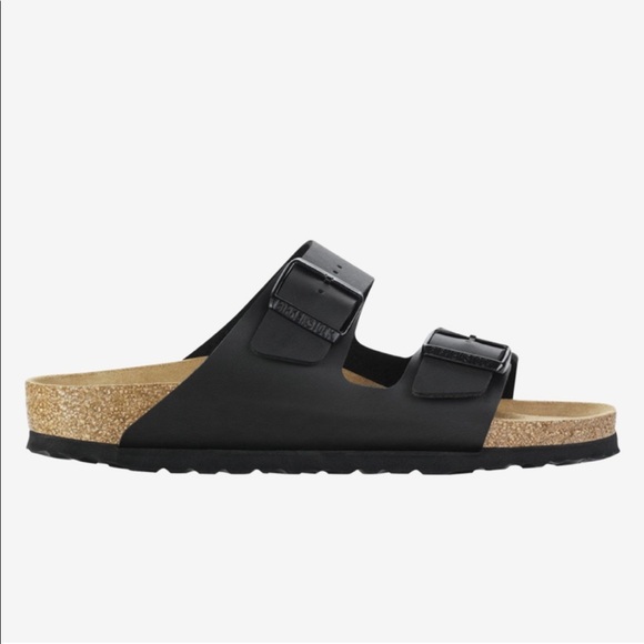 Birkenstock Men’s Arizona Birko-Flor Sandals Black Regular Fit